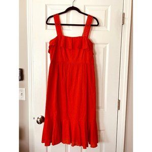 NWT J. Crew Orange Dress - Size 10